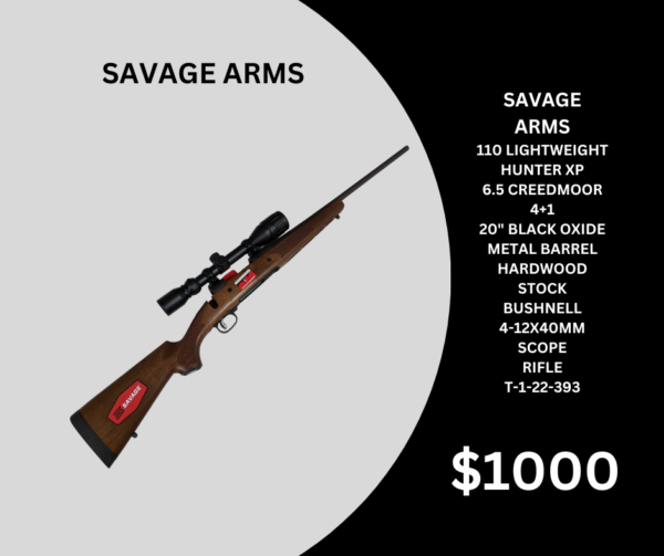 SAVAGE ARMS 110 LIGHTWEIGHT HUNTER XP